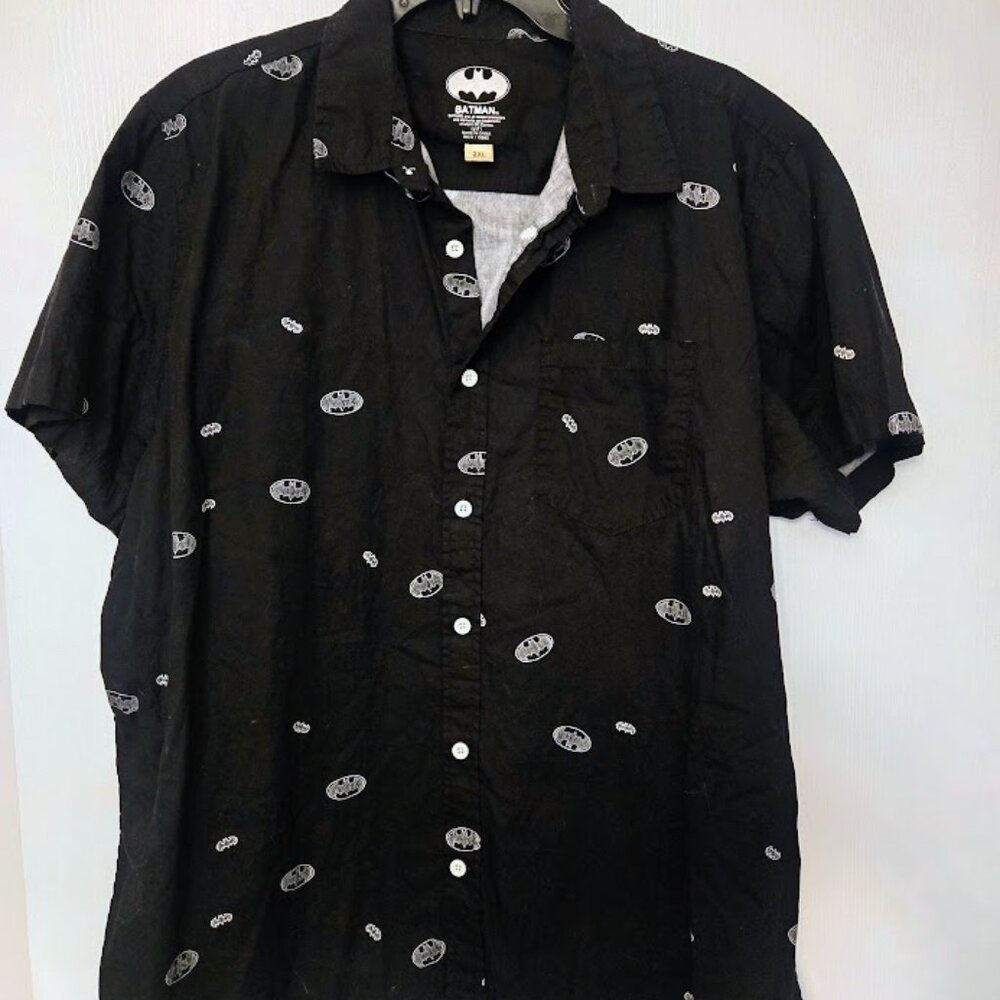 Men's black S/S Batman shirt 2XL